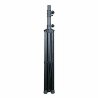 MR DJ SS750PKG 2 Universal Folding Tripod PRO PA DJ Stage Speaker Stand folded for easy transport