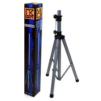 MR DJ SS350S Universal Silver Folding Tripod PRO PA On Stage Speaker Stand