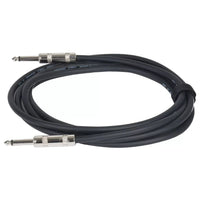 1/4" 25' Cable for audio connections, ideal for stage speaker stand setups and PA systems.