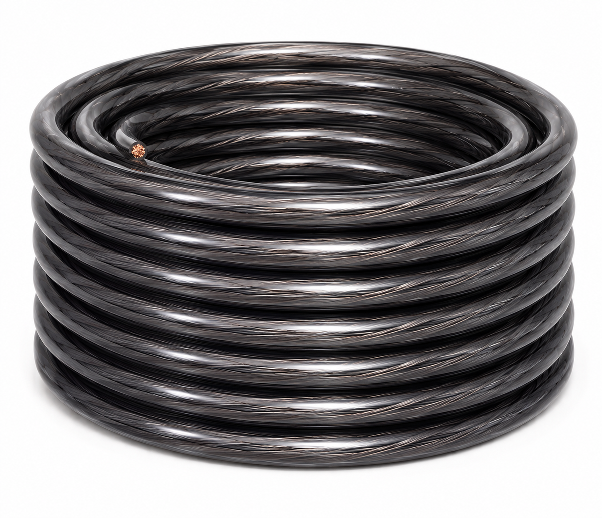 Absolute KIT025BKBL 0 Gauge 50' Black/Blue Power/Ground Wire Amplifier Amp Kit