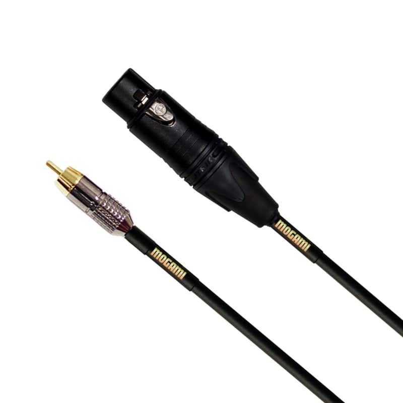 Mogami GOLD XLRF-RCA-12 Unbalanced Audio Adapter Cable