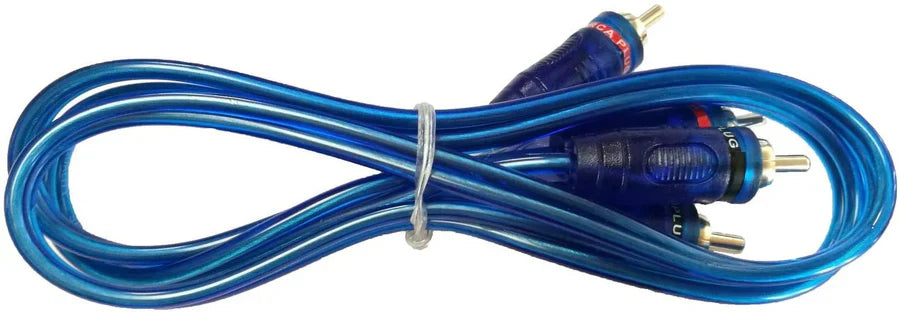 MK Audio 10 Pack 12' 2 CH RCA Interconnect Cable Wire for Marine Car Amplifier Stereo Home Audio