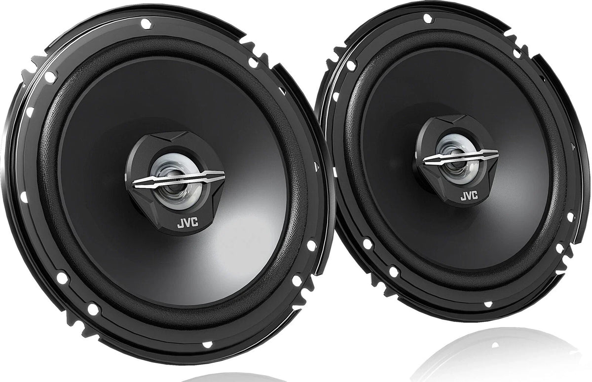 JVC CS-J620 6.5" 300W Front/Rear Speaker + Harness Fit 07-18 Jeep Wrangler