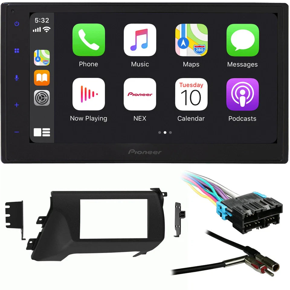 Pioneer DMH-1800NEX 6.8" Double DIN Multimedia Receiver + Kit Fit 93-96 Chevy Camaro