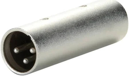 2 MR DJ AXLRMM-2 3-Pin XLR Male to 3-Pin XLR Male Audio Microphone Cable Extension Adapter Connector