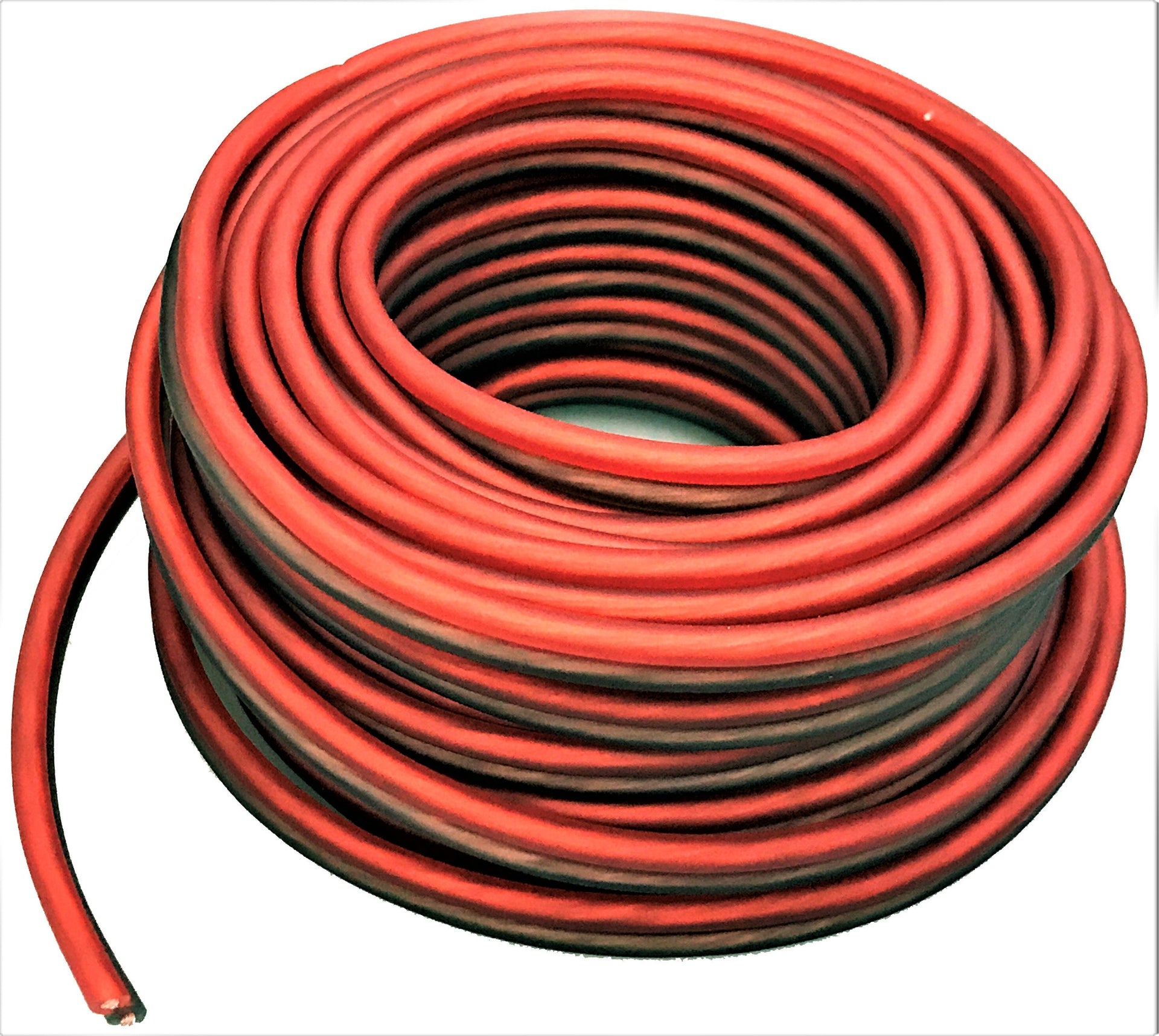 MR DJ DSWS12R100 Marine Red/Black 100' 12G Marine Car Home Audio Speaker Wire Cable