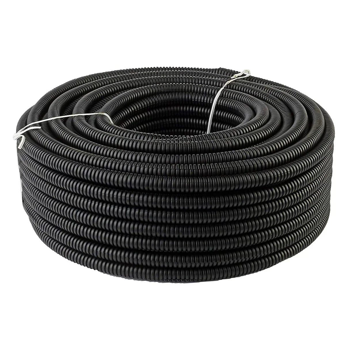 XP Audio 4-Pack 1/4", 3/8", 1/2", 3/4" x 50 Feet Each Split Wire Loom Convoluted Tubing