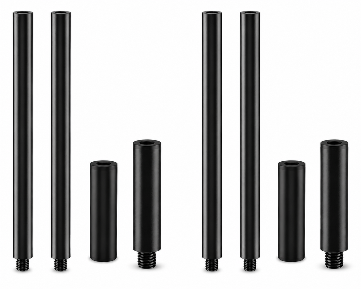 2 MR DJ SS40 36"/38mm Subwoofer Speaker Pole M20 Threaded & Mount Dual 35mm/38mm