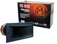 MR DJ TE-512 5"x12" 300W PRO Audio PA/DJ Wide Screw-ON Type Piezo Compression Horn Tweeter