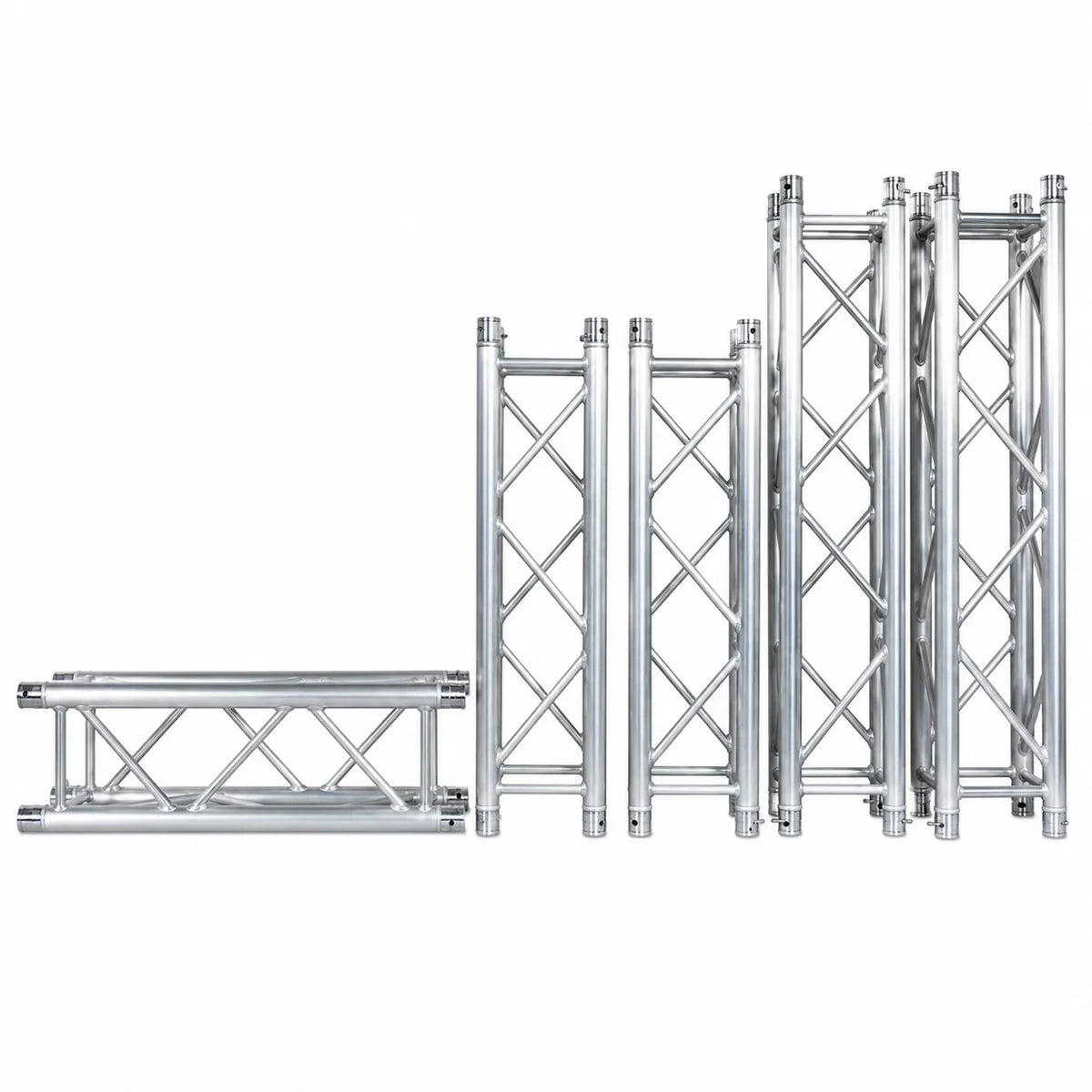 MR DJ DTSQ820 8.20' x 12" Universal Straight Square Tubing Box Aluminum Lighting Trussing Segment for Pro Lighting